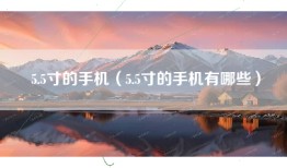 5.5寸的手机（5.5寸的手机有哪些）