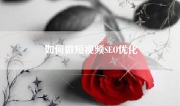 如何做短视频SEO优化