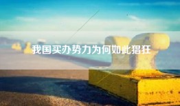 我国买办势力为何如此猖狂