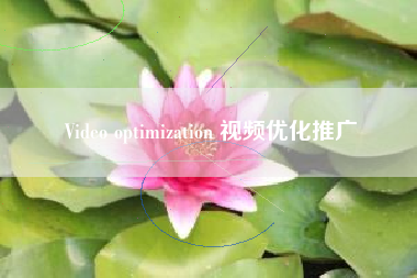 Video optimization 视频优化推广