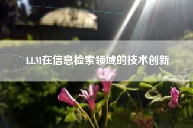 LLM在信息检索领域的技术创新