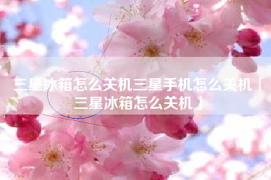 三星冰箱怎么关机三星手机怎么关机「三星冰箱怎么关机」